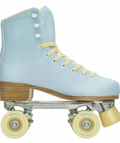 IMPALA - QUAD ROLLER SKATES: SKY BLUE/YELLOW