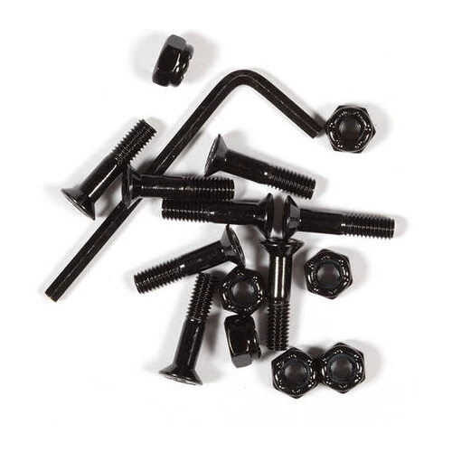 INDEPENDENT - 1" ALLEN CROSS BOLTS: BLACK Skateboarding 2 INDEPENDENT - 1" ALLEN CROSS BOLTS: BLACK Skateboarding