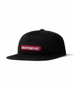 INDEPENDENT - BAR SNAP BACK CAP: BLACK