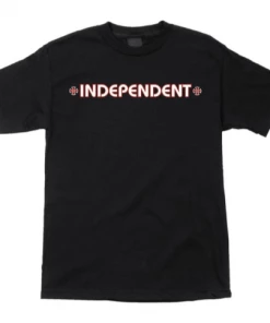 INDEPENDENT - BAR CROSS YOUTH SHORT SLEEVE TEE: BLACK Trucks