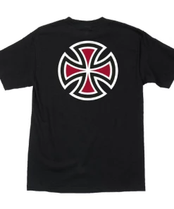 INDEPENDENT - BAR CROSS YOUTH SHORT SLEEVE TEE: BLACK Trucks