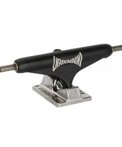 Skateboarding INDEPENDENT - MASON SILVA PRO BLACK & SILVER STAGE XI 139MM SKATEBOARD TRUCKS