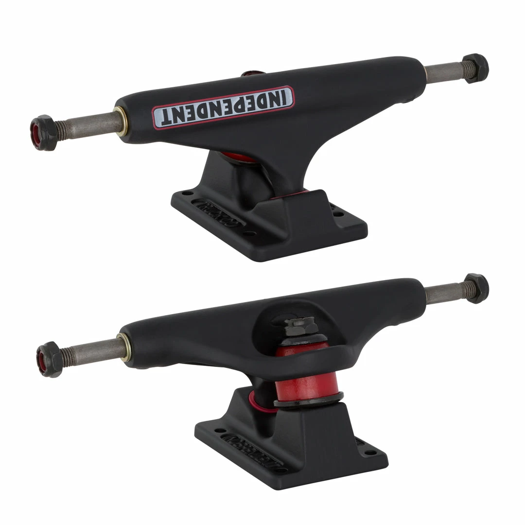 INDEPENDENT - STAGE XI BAR FLAT BLACK SKATEBOARD TRUCKS: 169MM 2 INDEPENDENT - STAGE XI BAR FLAT BLACK SKATEBOARD TRUCKS: 169MM