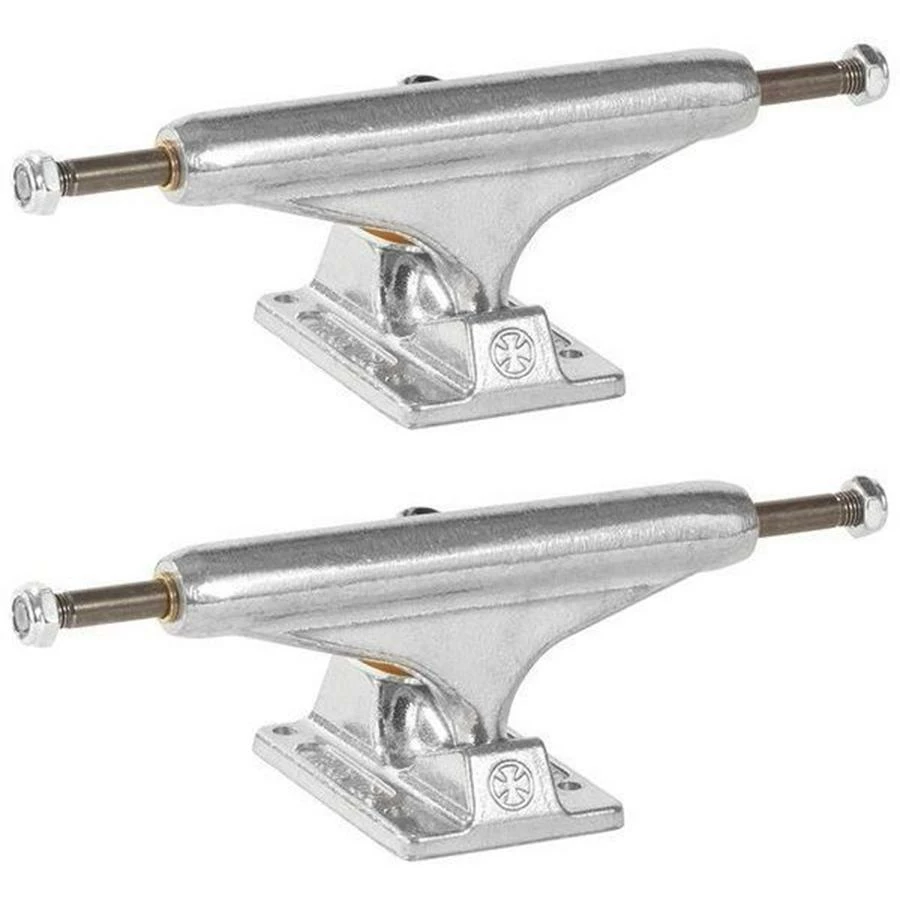 INDEPENDENT - STAGE XI POLISHED SILVER STANDARD SKATEBOARD TRUCKS: 159MM 2 INDEPENDENT - STAGE XI POLISHED SILVER STANDARD SKATEBOARD TRUCKS: 159MM