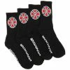 Trucks INDEPENDENT - OG CROSS YOUTH CREW SOCK 4 PACK: ASSORTED