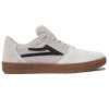 LAKAI - BRIGHTON MENS SHOES WHITE/GUM SUEDE Trucks