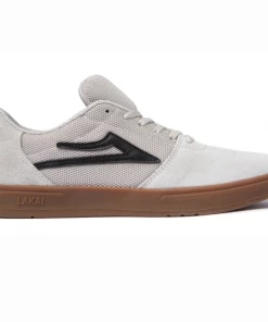 LAKAI - BRIGHTON MENS SHOES WHITE/GUM SUEDE Trucks