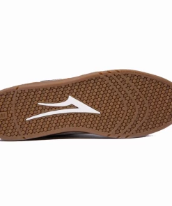 LAKAI - BRIGHTON MENS SHOES WHITE/GUM SUEDE Trucks