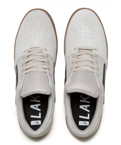 LAKAI - BRIGHTON MENS SHOES WHITE/GUM SUEDE Trucks