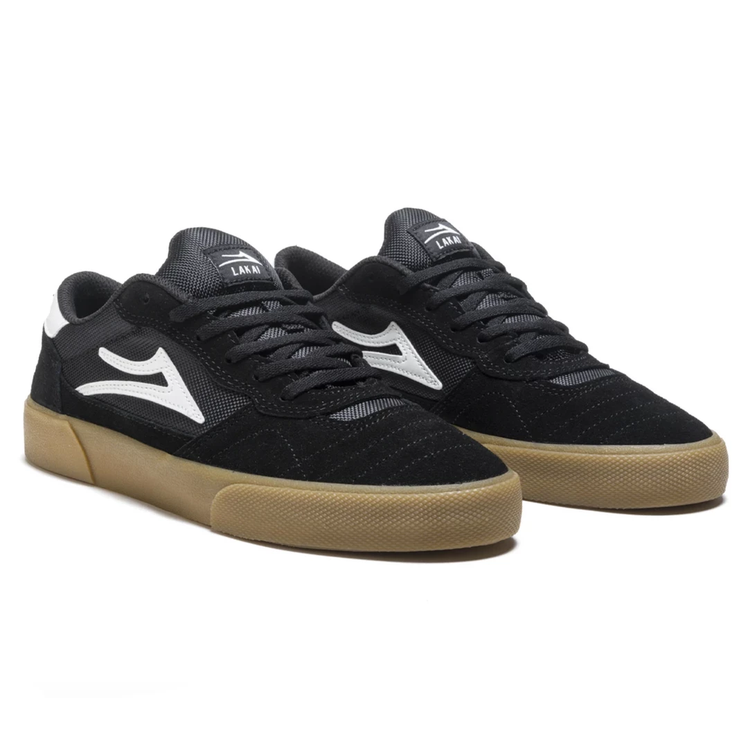 LAKAI - CAMBRIDGE MENS SHOES: BLACK/GUM SUEDE Trucks 2 LAKAI - CAMBRIDGE MENS SHOES: BLACK/GUM SUEDE Trucks