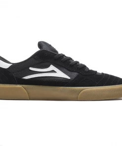 LAKAI - CAMBRIDGE MENS SHOES: BLACK/GUM SUEDE Trucks