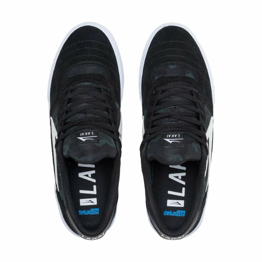 LAKAI - CAMBRIDGE MENS SHOES. BLACK/GREEN CAMO SUEDE Trucks 3 LAKAI - CAMBRIDGE MENS SHOES. BLACK/GREEN CAMO SUEDE Trucks