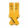 LAKAI X DOOM SAYERS - CREW SOCKS YELLOW Trucks
