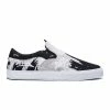 LAKAI - OWEN VLK / BLACK SABBATH MENS SHOES BLACK/WHITE CANVAS