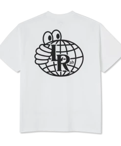 LAST RESORT AB - ATLAS S/S TEE: WHITE T-Shirts