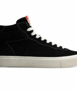 LAST RESORT AB - VM001 SUEDE HI MENS SHOES BLACK/WHITE