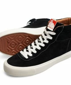LAST RESORT AB - VM001 SUEDE HI MENS SHOES BLACK/WHITE