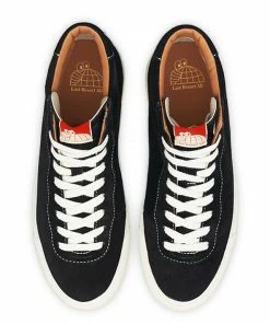 LAST RESORT AB - VM001 SUEDE HI MENS SHOES BLACK/WHITE