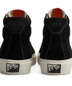 LAST RESORT AB - VM001 SUEDE HI MENS SHOES BLACK/WHITE