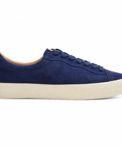 LAST RESORT AB - VM002 SUEDE LO MENS SHOES. DEEP BLUE/WHITE