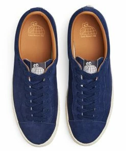 LAST RESORT AB - VM002 SUEDE LO MENS SHOES. DEEP BLUE/WHITE