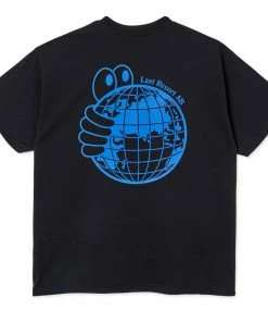 T-Shirts LAST RESORT AB - WORLD MENS SHORT SLEEVE TEE: BLACK