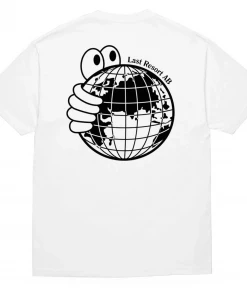 Trucks LAST RESORT AB - WORLD MENS WHITE SHORT SLEEVE TEE