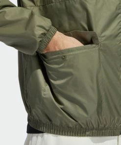 Jackets Adidas Light Windbreaker Green Black