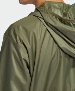 Jackets Adidas Light Windbreaker Green Black