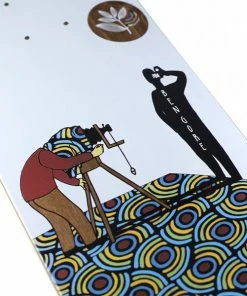 MAGENTA - BEN GORE PHOTOGRAPHER SKATEBOARD DECK: 8.25
