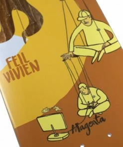 Skateboarding MAGENTA - FEIL VIVIEN EXTRAVISION SKATEBOARD DECK: 8
