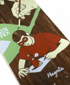Skateboarding MAGENTA - GLEN FOX EXTRAVISION SKATEBOARD DECK: 8