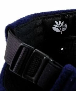 MAGENTA - HIVER FLEECE 5 PANEL CAP: NAVY/GREEN