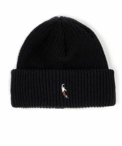 MAGENTA - PWS BEANIE: BLACK