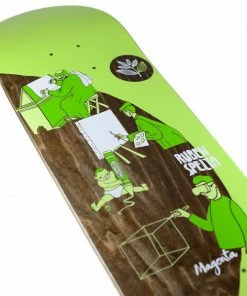 MAGENTA - RUBEN SPELTA EXTRAVISION SKATEBOARD DECK: 8.125