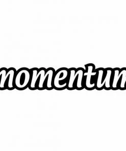 Trucks MOMENTUM - ORIGINAL DIE CUT STICKER: 8" X 1.5"