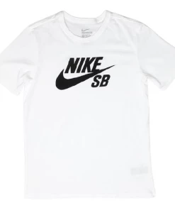 NIKE SB - LOGO S/S T-SHIRT: WHITE Trucks