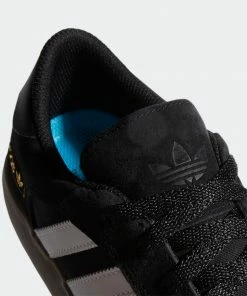 ADIDAS - MATCHBREAK SUPER SHOES: BLACK/WHITE/GUM Trucks