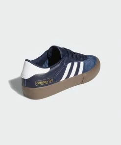ADIDAS - MATCHBREAK SUPER SHOES: NAVY/WHITE/GUM Trucks 7 ADIDAS - MATCHBREAK SUPER SHOES: NAVY/WHITE/GUM Trucks