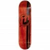 MOMENTUM - CIRCLE LOGO SKATEBOARD DECK: RED 8"