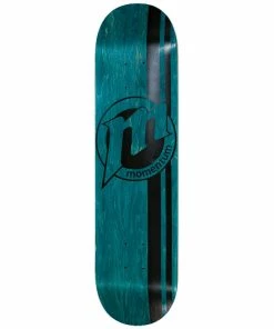 MOMENTUM - CIRCLE LOGO SKATEBOARD DECK: GREEN 8.25"