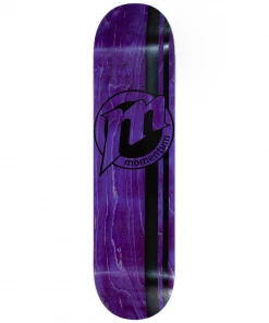 Skateboarding MOMENTUM - CIRCLE LOGO SKATEBOARD DECK: PURPLE 8"