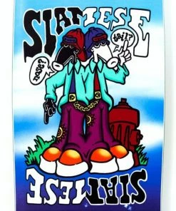 Skateboarding NEW DEAL - SIAMESE SLICK SKATEBOARD DECK. 9.375"