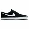 Trucks NIKE SB - PORTMORE II SOLARSOFT CANVAS SHOES: BLACK/WHITE