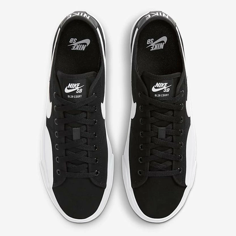 NIKE SB - BLAZER COURT SKATE SHOES. BLACK/WHITE-BLACK Trucks 4 NIKE SB - BLAZER COURT SKATE SHOES. BLACK/WHITE-BLACK Trucks