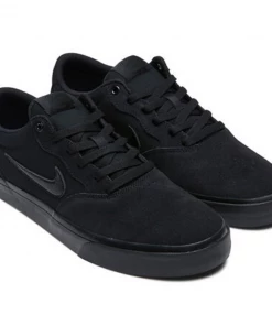NIKE SB - CHRON SLR (SOLARSOFT) MENS SHOES: BLACK/BLACK-BLACK-BLACK Trucks