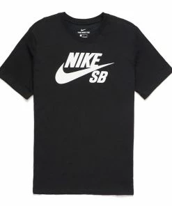 NIKE SB - LOGO S/S T-SHIRT: BLACK Trucks