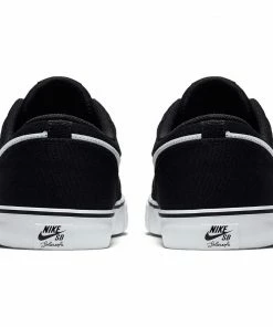 Trucks NIKE SB - PORTMORE II SOLARSOFT CANVAS SHOES: BLACK/WHITE