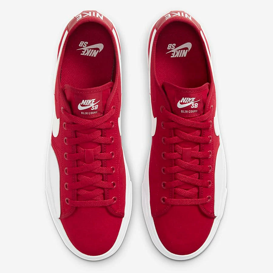 NIKE SB - BLAZER COURT SKATE SHOES. GYM RED / WHITE - GYM RED Trucks 4 NIKE SB - BLAZER COURT SKATE SHOES. GYM RED / WHITE - GYM RED Trucks