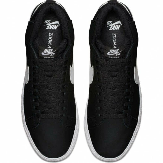 NIKE SB - ZOOM BLAZER MID MENS SHOES. BLACK/WHITE-WHITE-WHITE Trucks 4 NIKE SB - ZOOM BLAZER MID MENS SHOES. BLACK/WHITE-WHITE-WHITE Trucks